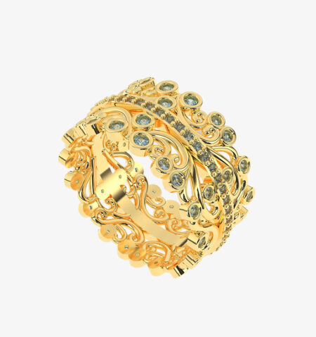 14k Gold Bespoke Signet Ring