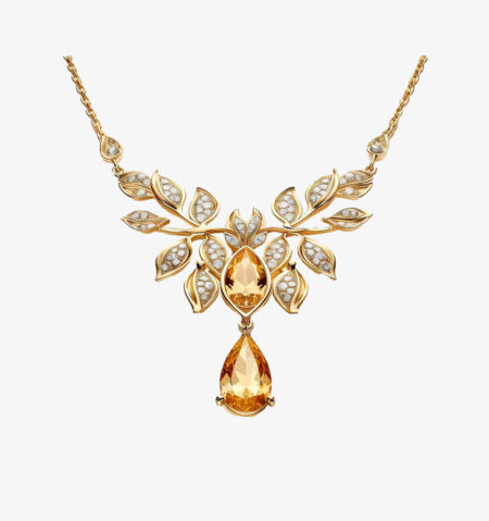 Sunburst Medallion Gold Necklace